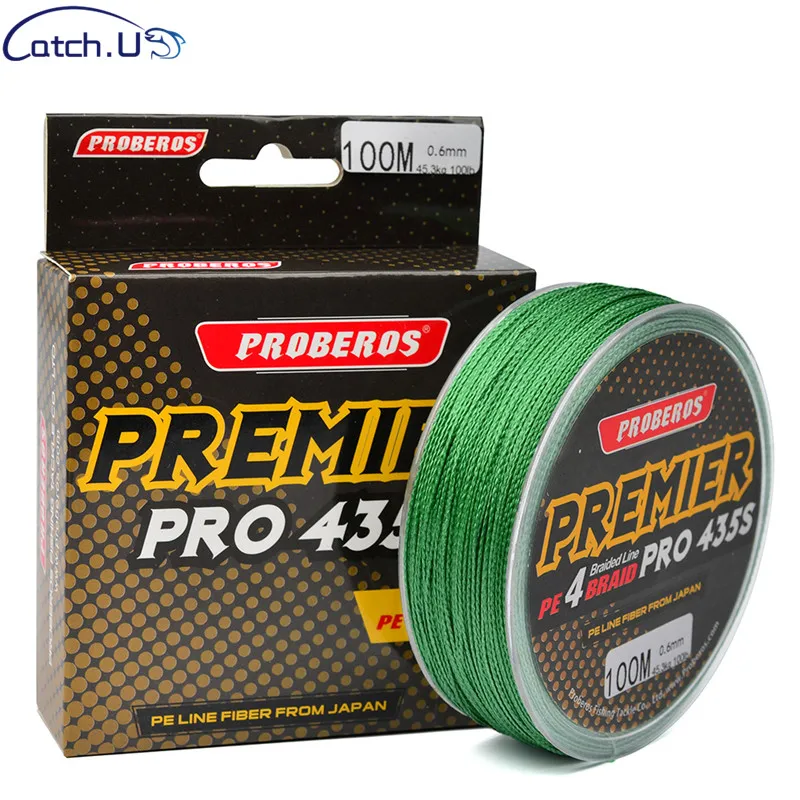 

Catch.U Fishing Line Braid Line 100M 4strands Lake Strong Mainline Braid Fishing Braid Lines PE Braid Lines