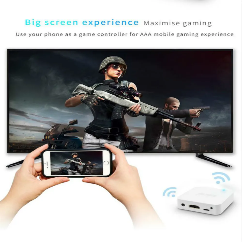  New X7 Car Wireless WIFI Mirror link Box HDMI Dongle For iOS Android Phone Audio Video Miracast Scr