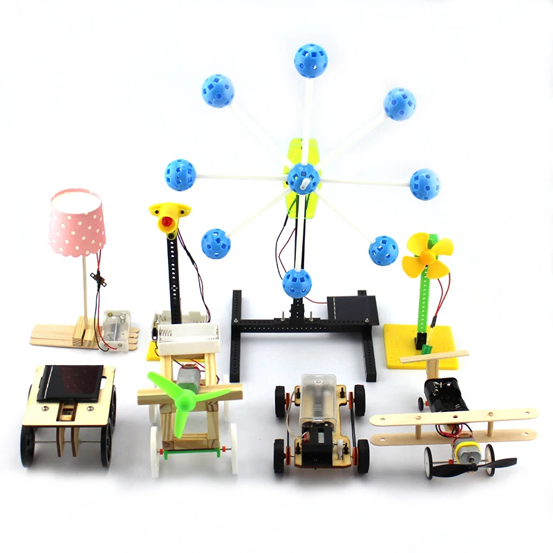 JMT 8in1 ручной собрать модуль ABS блок образования Технология головоломки небольшой игрушка DIY Kit солнечной для детей