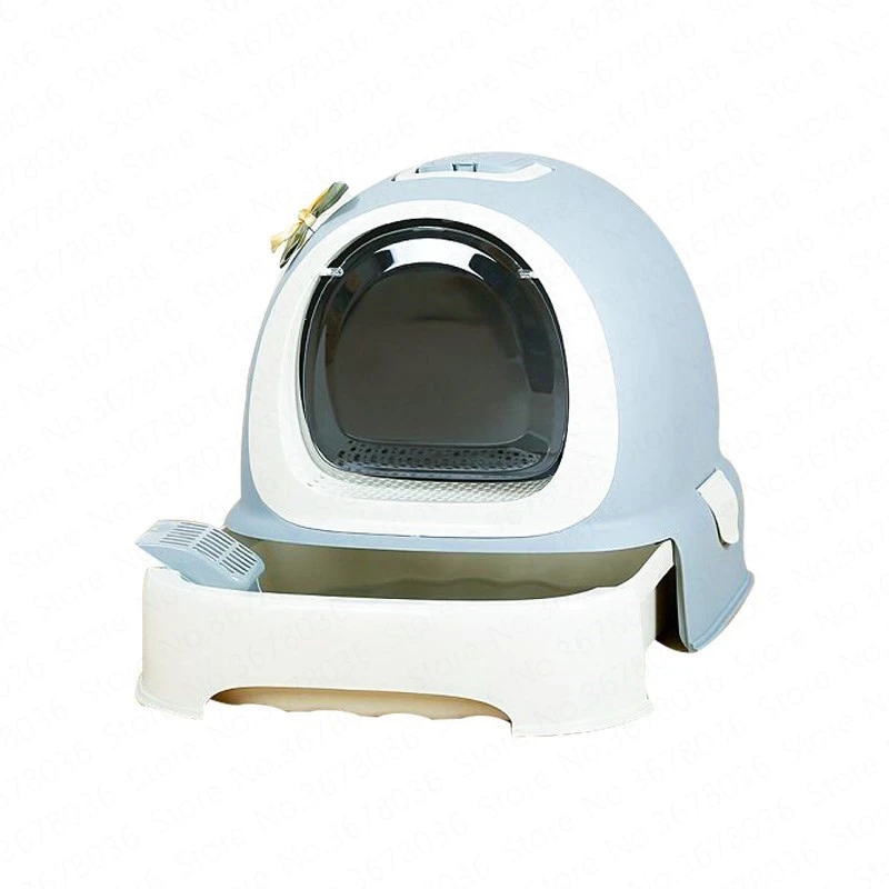 

Cat litter basin fully enclosed cat toilet deodorant extra large splashing cat sand pot supplies drawer cat pot