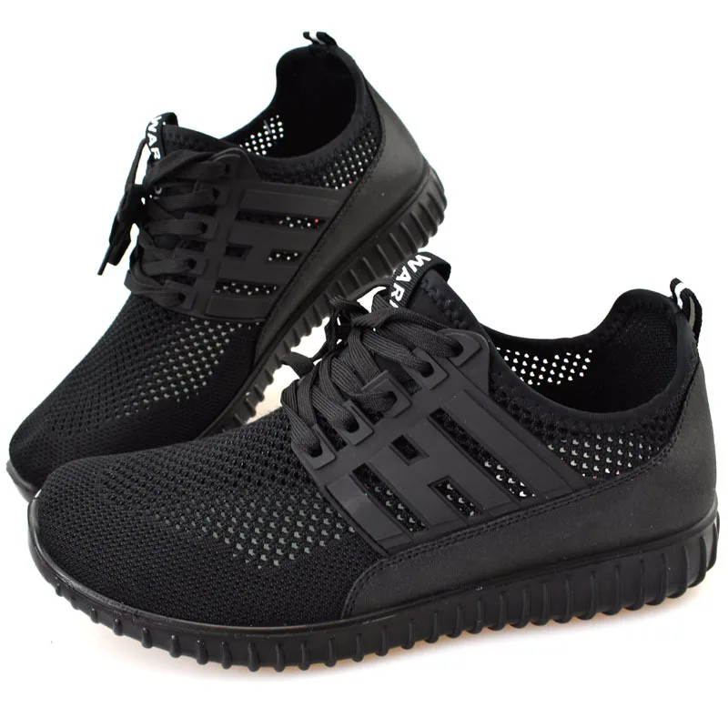 0110 Explosive Summer Flying Weave Air-permeable Men's Lace-net Shoes, Leisure Sports Shoes, Driving Shoes and Working Shoes