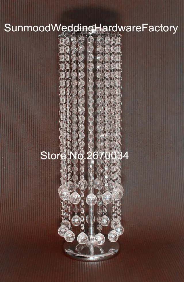 Tall Large Crystal Flower Vase/tall cylinder acrylic crystal vasein