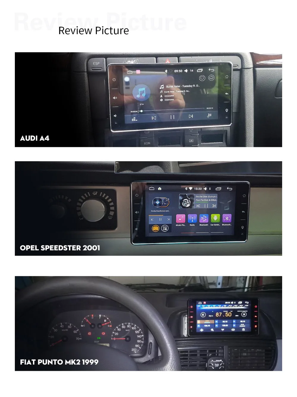 Sale ARKRIGHT 6.2" 1din 4GB 32GB SC9853 Octa Core Universal Car Radio Audio Stereo GPS Navigation Carplay Head Unit Multimedia Player 1