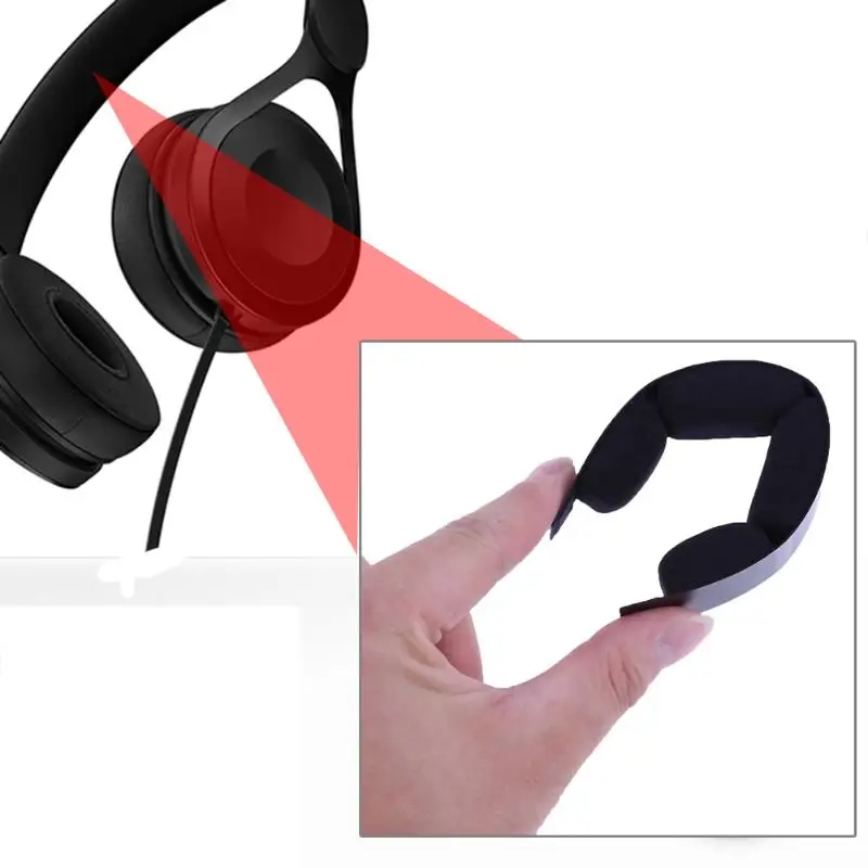 Замена мягкий обруч из пенопласта подушка для Sennheiser HD650 HD600 HD581 наушники ушные повязки