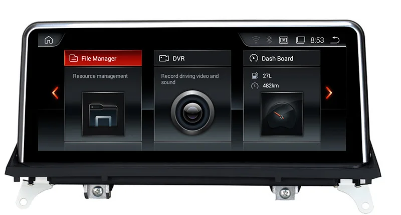 Excellent ID6 style 10.25"Touch Android Car Raido GPS for BMW X5 E70 (2007-2013)/BMW X6 E71(2007-2014) Intelligence Car Multimedia Player 2