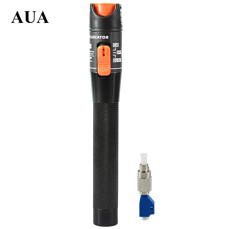 10KM10mW Aluminium Alloy Visual Fault Locator Fiber Tester Detector FC Male to LC Female Adaptor For