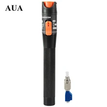 10KM10mW Aluminium Alloy Visual Fault Locator Fiber Tester Detector FC Male to LC Female Adaptor For LC/SC/ST/FC Connector Cable