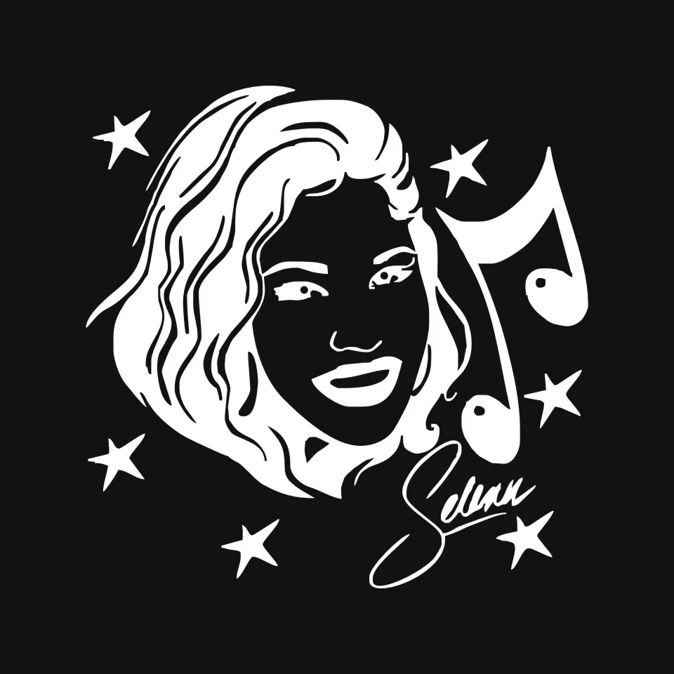 Anycuros Selena Quintanilla Singer Actress Music Fashion Car Sticker 13cm13cm (6)