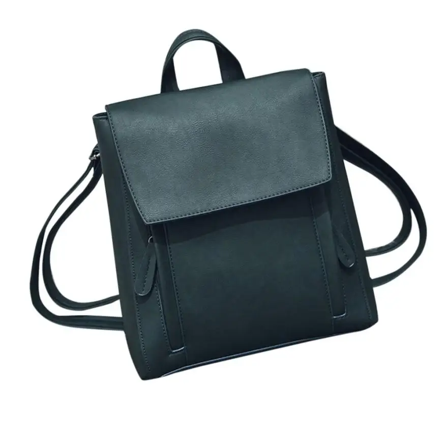 Women Girl PU Leather Rucksack Shoulder Bags Black Bookbags School Bag Satchel Travel Backpack Unisex Zipper bags backpacks Women Girl PU Leather Rucksack Shoulder Bags Black Bookbags School Bag Satchel Travel Backpack Unisex Zipper bags backpacks