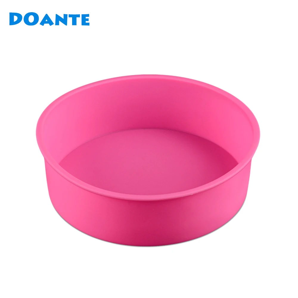 

DOANTE Brand Cake Mold Food Safety Silicone Cake Mould Cooking Baking Cake Tools Bareware Maker Mould Pastry Tools 17*17*5.5 cm
