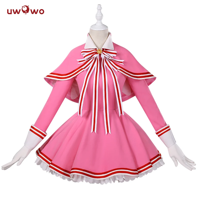 AScosing Pink Kinomoto Sakura CARD CAPTOR Cosplay Anime ...