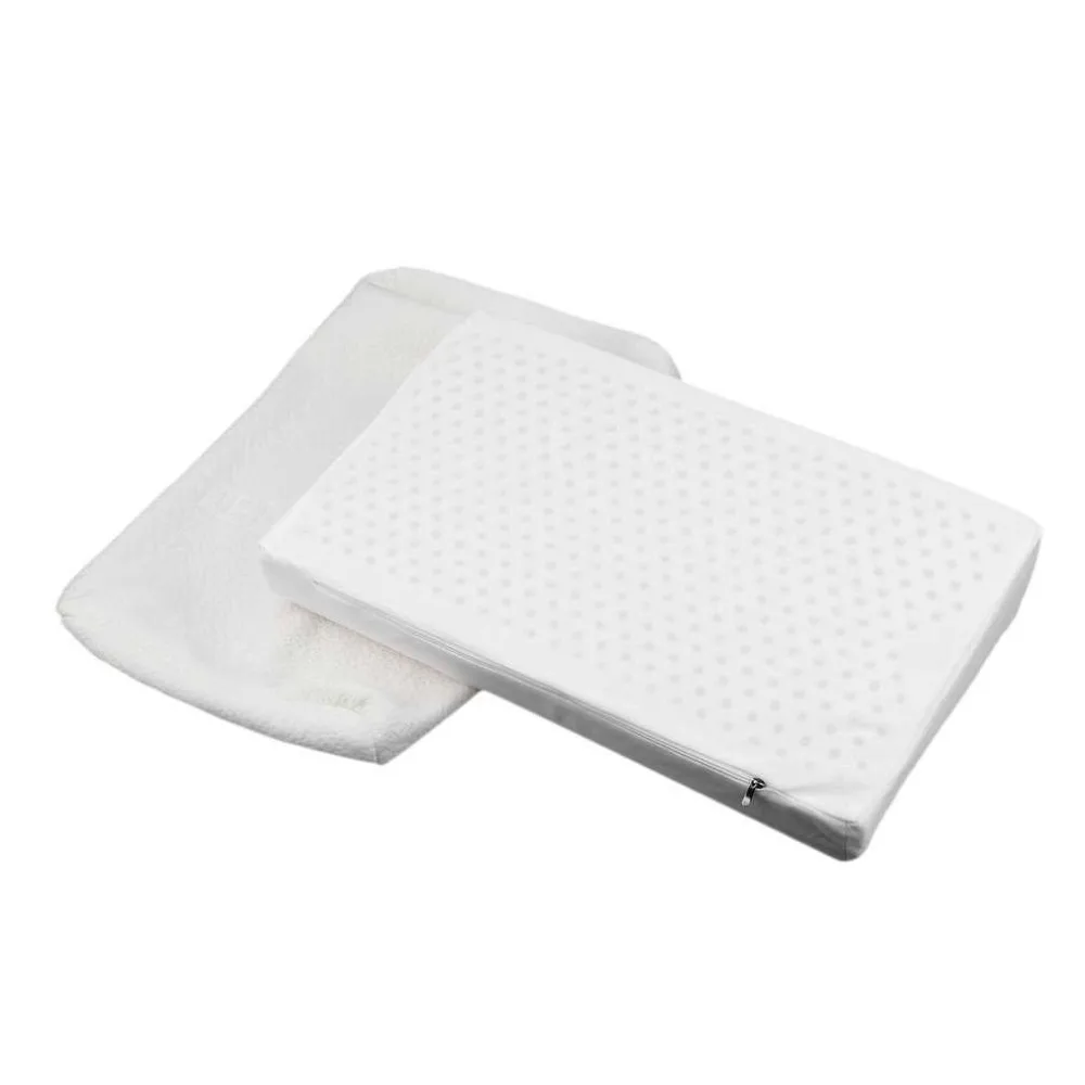 Rectangle-shaped Natural Latex Pillow for Neck Health Care Protection Cervical Bedding | Дом и сад