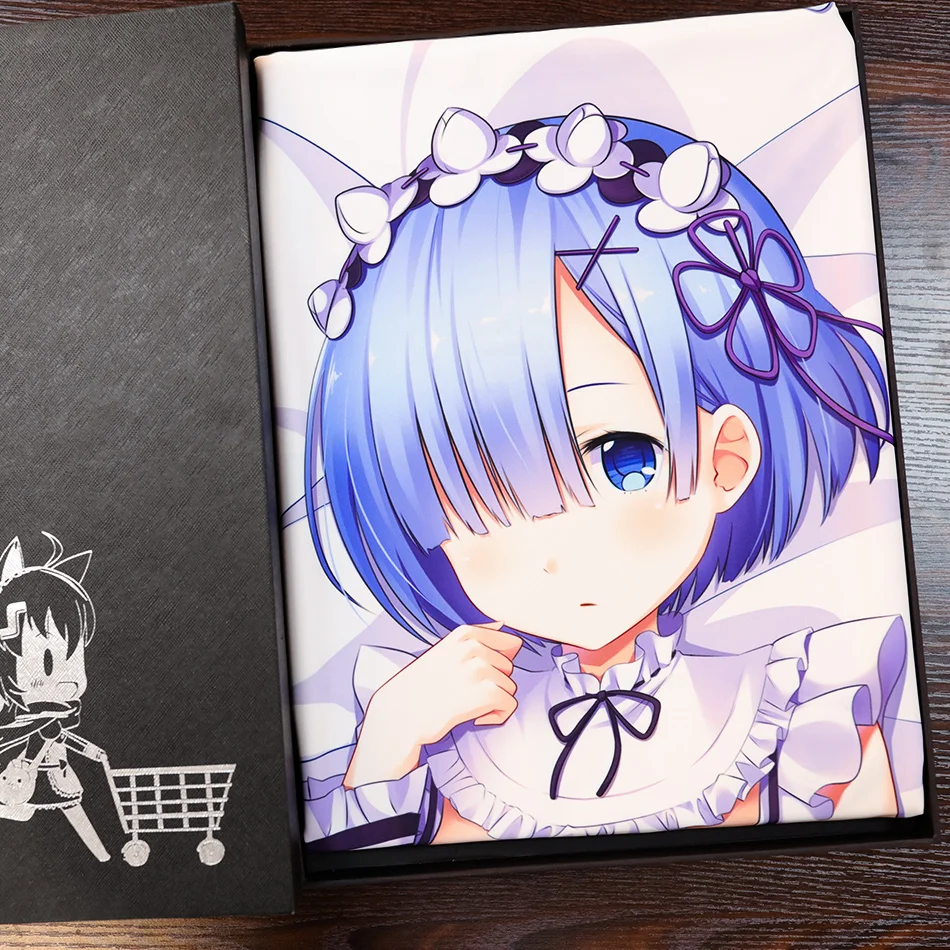 Чехол для подушки в японском стиле с аниме Re:Zero Rem & Ram обнимающая наволочка тела