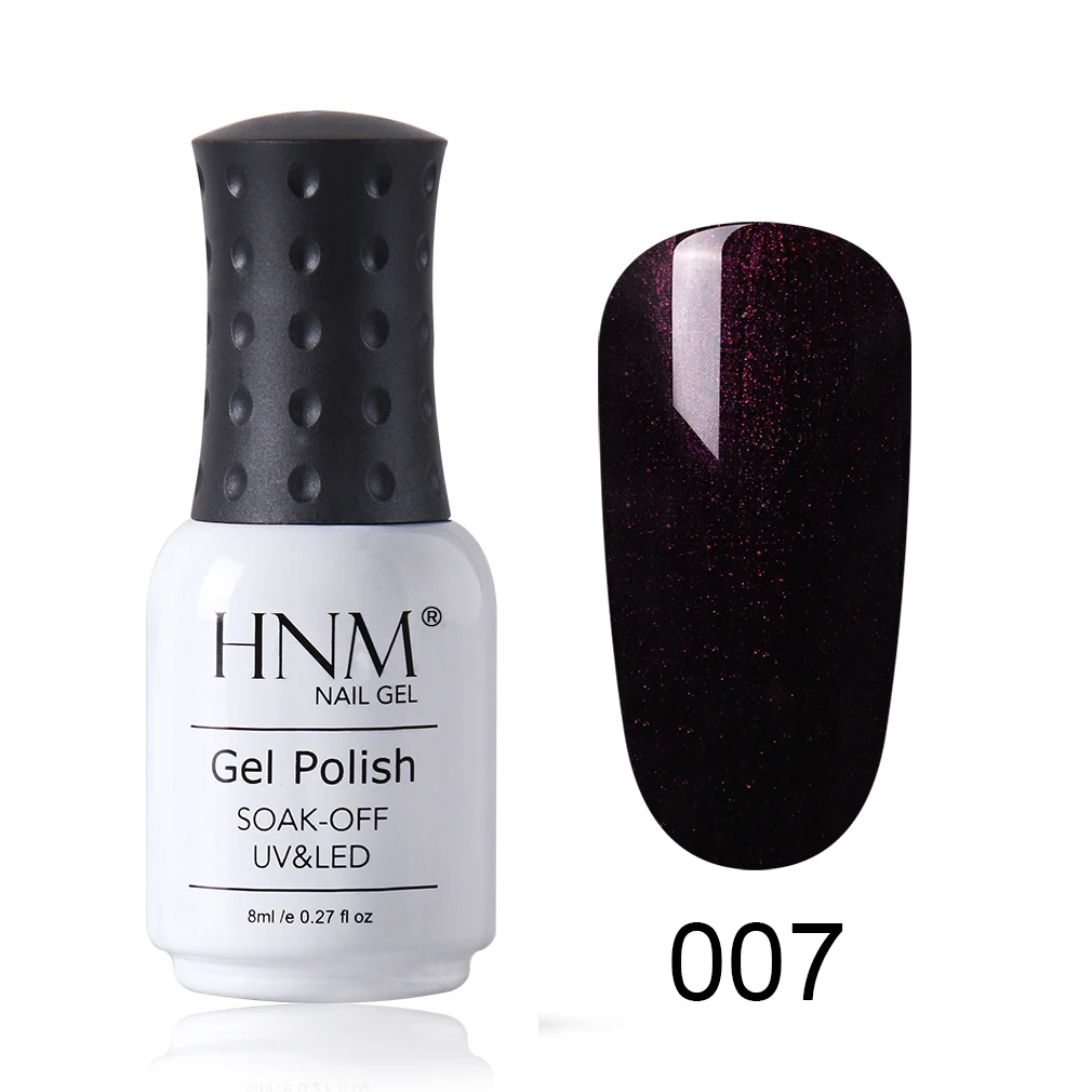 HNM гель для ногтей чистый цвет 8 мл Гель-лак для ногтей базовое верхнее покрытие впитываемый УФ-и светодиодный Перманентный эмалин лак для ногтей - Цвет: 30007