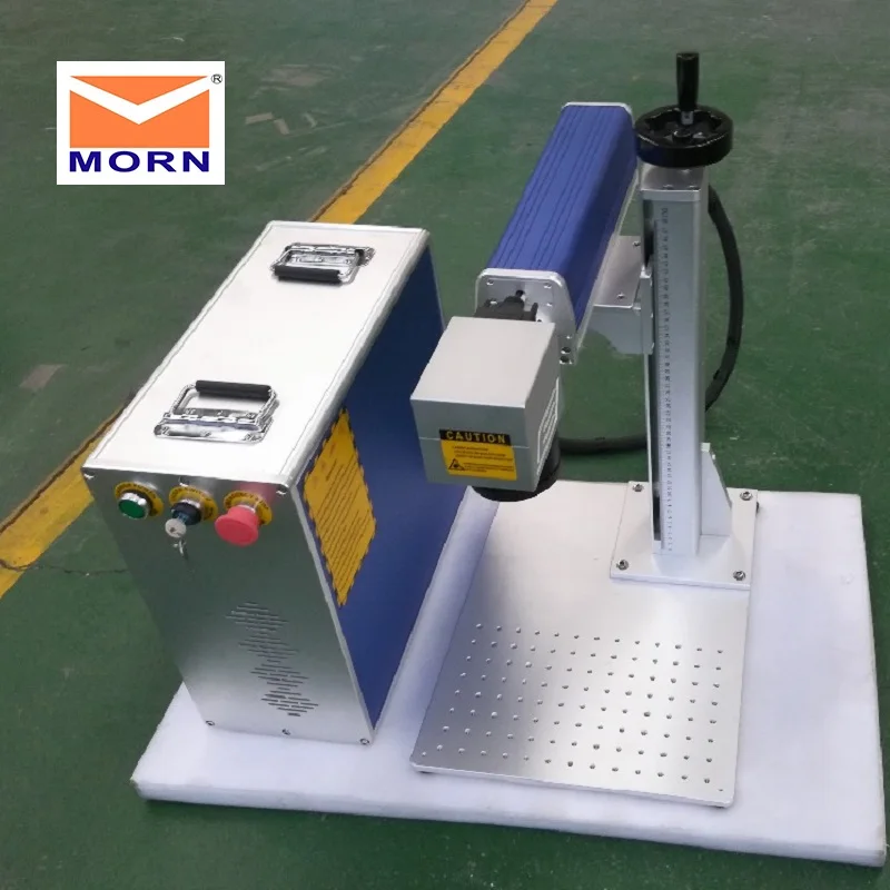 20w Raycus fiber laser metal marking engraving machine 200*200mm Laser cutter for Stainless steel Alumina Gold Silver Copper Iro