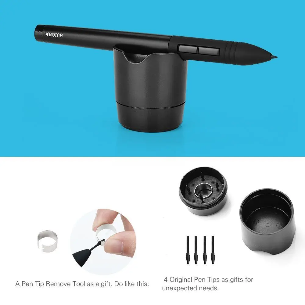 Pаспродажа Huion 1060 Pro обновленная версия графический планшет 8192 уровней профессиональный 8 Гб font b USB b font цифровой графический планшет анимация с 5 подарками