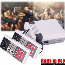 30 ретро мини ТВ портативная игровая консольная видеоигра консоль для Nes игр с 2 контроллерами встроенные 600 классические игры PAL& NTSC