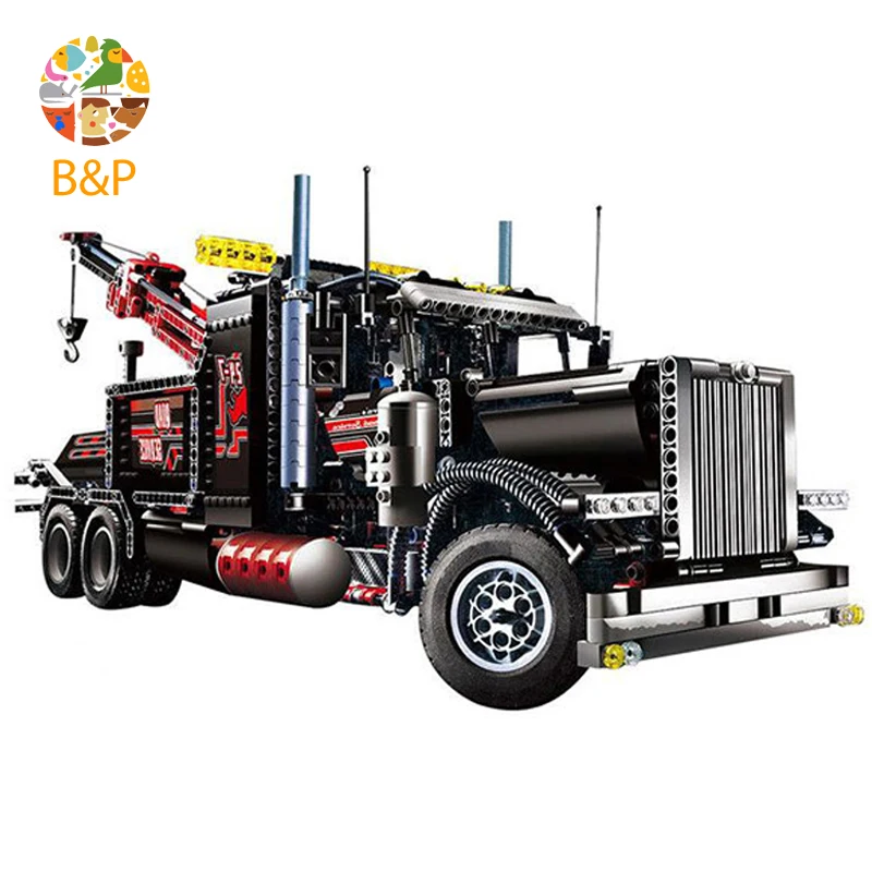 

lepin Legoing 8285 1877pcs Technic Series The Pneumatic Tow Truck Model Building Blocks Brick For Children Gift 20020