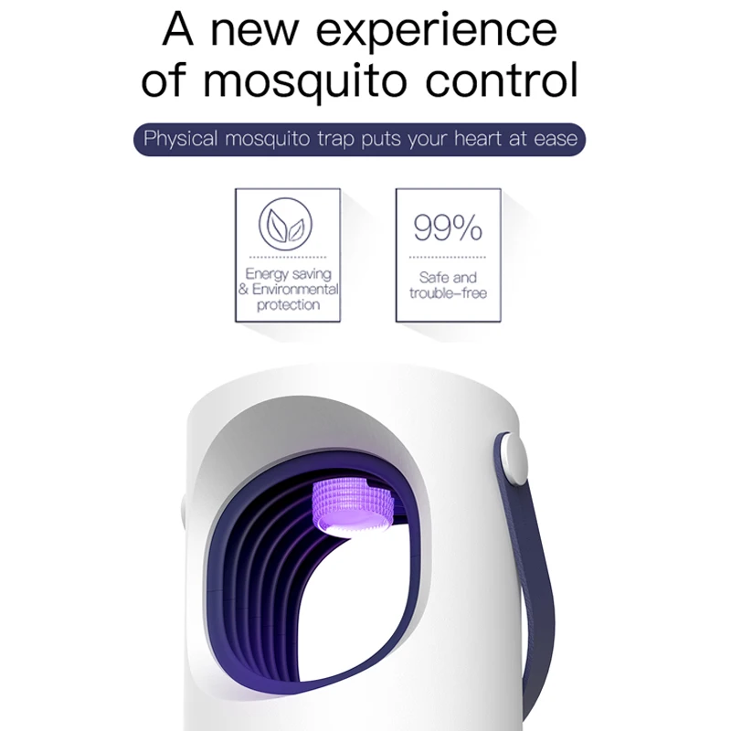 Buy Baseus USB Light Mosquito Killer Lamp Trap LED Electric Trap Lamp Outdoor UV Light Killing Lamp Anti Mosquito Housefly Insect