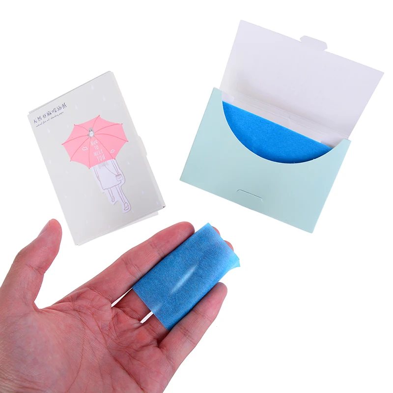 

50PCS Korea Cute Cartoon Absorb Blotting Facial Cleanser Face Tools Tissue Papers Makeup Cleansing Oil Absorbing Face Paper