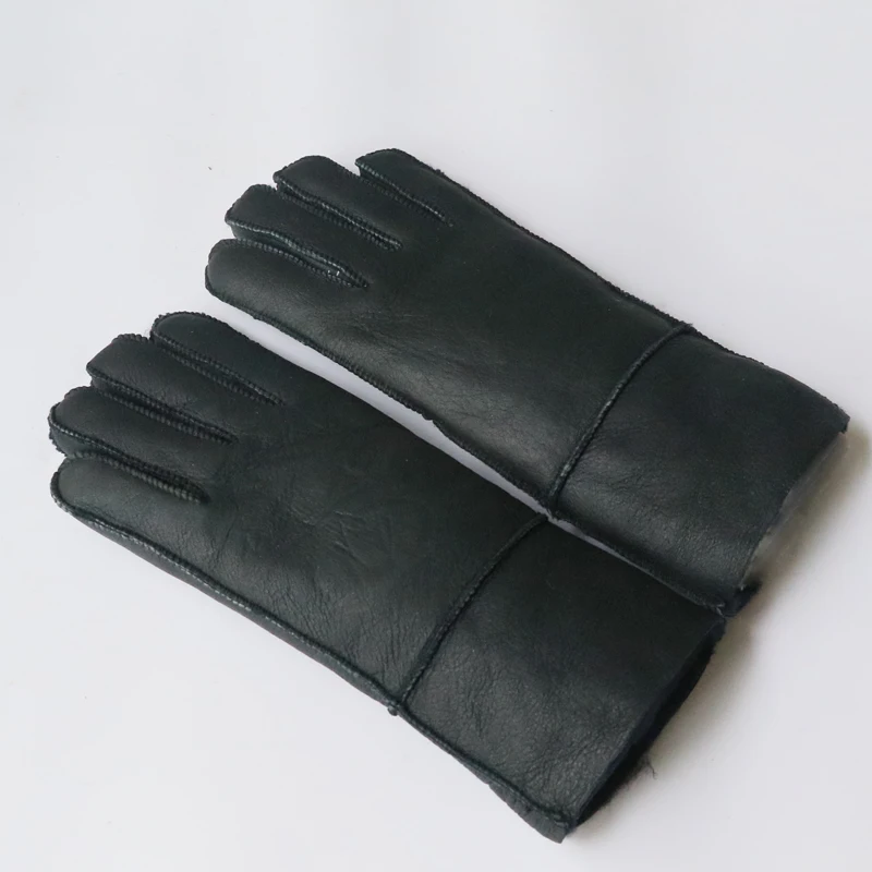 Зимние перчатки из натуральной кожи, женские перчатки и варежки, утепленные водонепроницаемые лыжные перчатки для женщин, теплые качественные