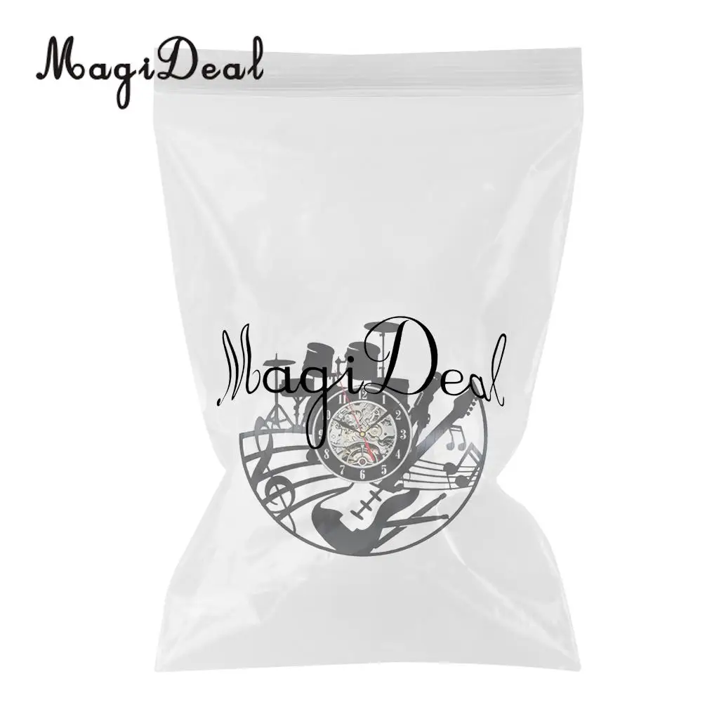MagiDeal Мода CD Виниловая пластинка настенные часы горячая музыкальная тема гостиная домашний декор