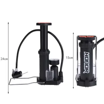 

15.5cm Portable High Pressure Bicycle Foot Tyre Pump MTB Road Bike Tire Floor Inflator Air Pump Piezometer Bike Repair Tool Set