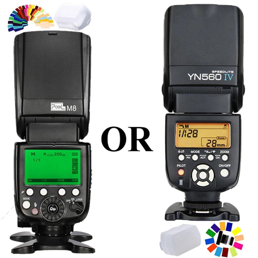Universal Flash Speedlite Pixel M8 Or YN560IV YN 560 IV YN-560IV Wireless Flash Speedlight for Canon Nikon Pentax Olympus DSLR Universal Flash Speedlite Pixel M8 Or YN560IV YN 560 IV YN-560IV Wireless Flash Speedlight for Canon Nikon Pentax Olympus DSLR