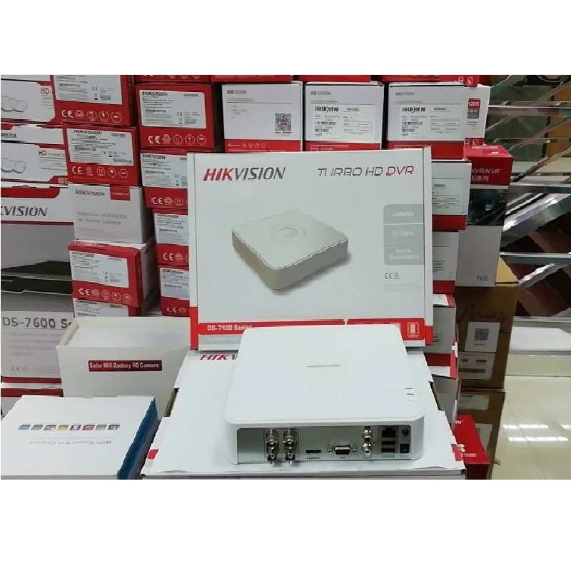HIKVISION английская версия DS 7104HGHI F1 7108HGHI CCTV DVR для аналоговых/HDTVI/AHD камера 720P 1