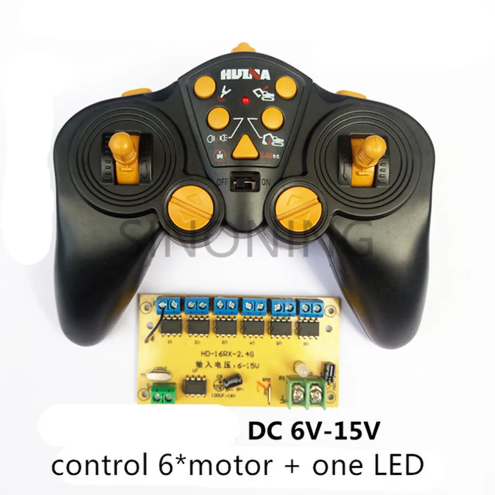 Tanie 12 CH high power 2.4G pilot i odbiornik samochód statek koparka zbiornika DIY 6 15v