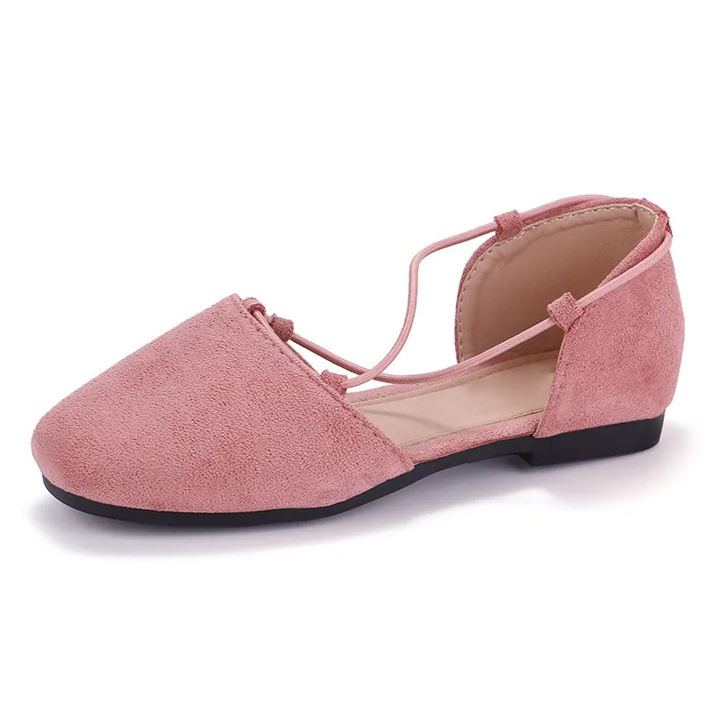 Детская школьная обувь на плоской подошве для маленьких девочек; обувь принцессы для свадебной вечеринки - Цвет: P