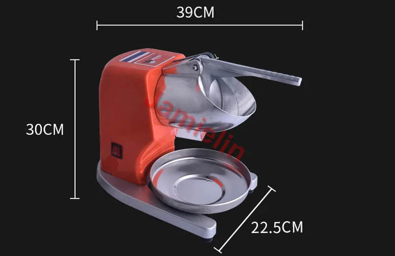 ice shaver size