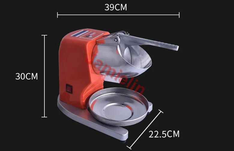 Jamielin Коммерческая промышленная льдодробилка и бритва машина для домашнего использования прост в использовании дробилка льда высокой емкости