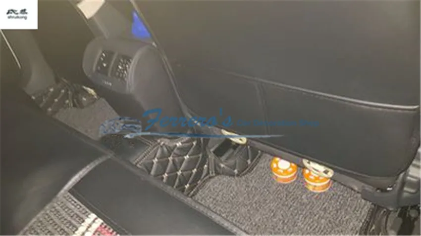 3 шт./лот pu кожаные сиденья и задний кондиционер на выходе защита kick чехол для- Volkswagen VW GOLF 7 MK7