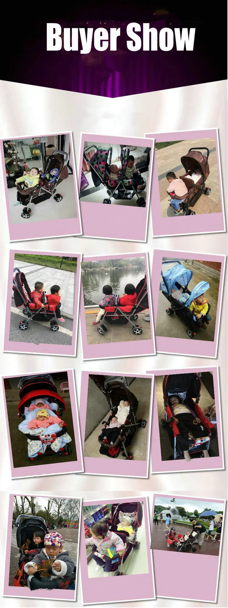 Легкий 9,6 кг двойная коляска костюм для 2 детей, сложенные близнецы коляска с регулируемым сиденьем, фиолетовая двойная коляска может сидеть