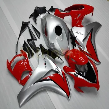 

Custom motorcycle cover for CBR1000RR 2008 2009 2010 2011 CBR 1000 RR Fairings body kit+Screws+Injection mold red silver