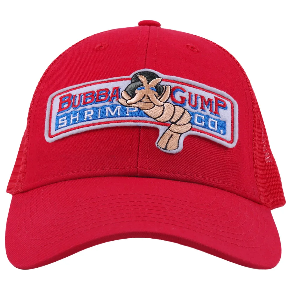 Forrest Gump Hat Bubba Cotton Mesh Baseball Caps Hip Hop Embroidery Snapback Daddy Hat Sports Summer Breathable Trucker Hats