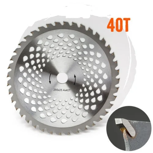 

Best quality 40T carbide blade for brush cutter,grass trimmer