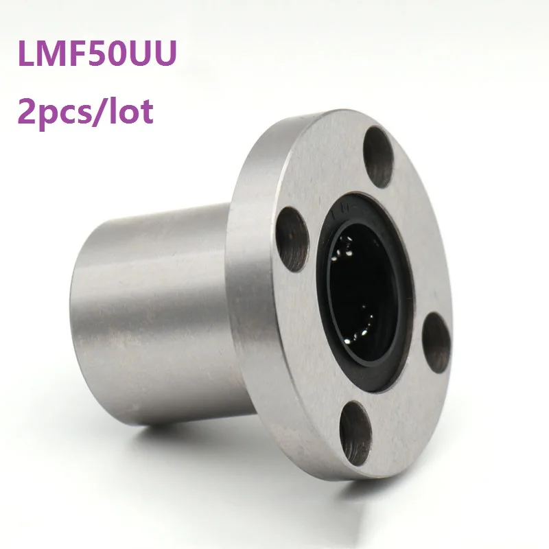 2 шт./лот LMF50UU LMF50 Фланец линейная втулка линейный подшипник фланец