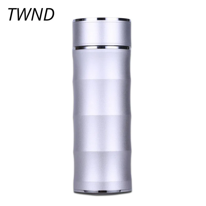 

360CC silver vacuum flasks bamboo water bottle kettle creative drinkware