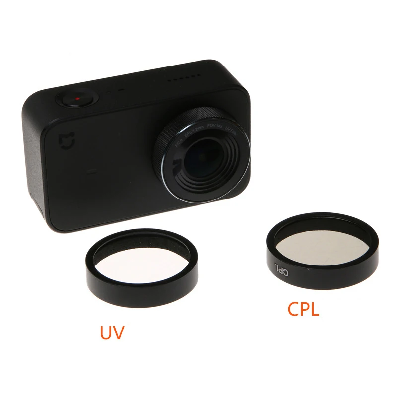 Lens UV  CPL Filter Star 8 Circular Polarizer Filtors Cover Lens Protector for Xiaomi Mijia MI Jia Mini 4K Action Camera Accessories (6)