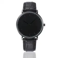 2018 Новая мода ретро Дизайн кожаный ремешок аналоговые сплава кварцевые наручные часы Reloj Mujer RelojesPara Hombre l0716