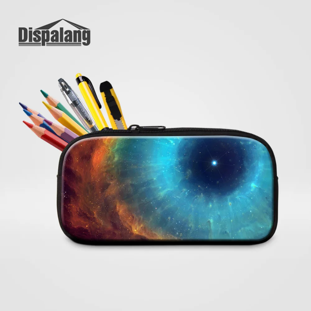 

Dispalang Cosmetic Bag Women Mini Hand Bag Galaxy Star Pencil Bag for School Office Supplies Stationery Storage Bag Pencil Case