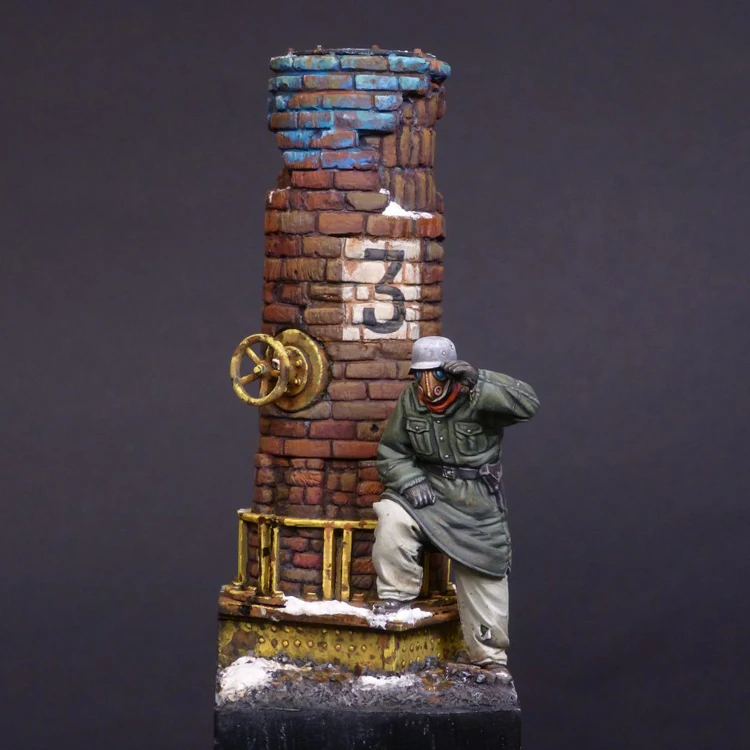 1/35 набор для сборки фигурок из смолы пехота с основанием | Игрушки и хобби