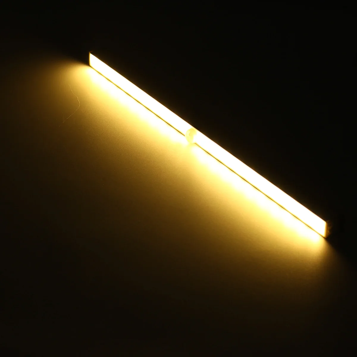 34 см 3 режима беспроводной PIR датчик движения 20 светодиодный светильник на батарейках светодиодная лента под шкаф ночной Светильник DC9V - Испускаемый цвет: Тёплый белый
