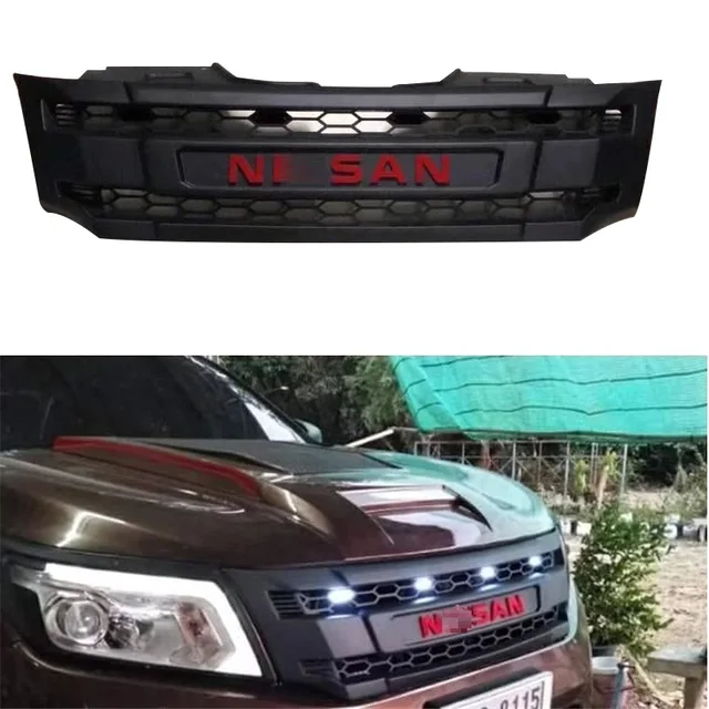 Best Price front Radiator Grills racing grills matte black abs mask grille fit for NAVARA NP300 D23 2015-2017 CAR STYLING ACCESSOIRES Best Price front Radiator Grills racing grills matte black abs mask grille fit for NAVARA NP300 D23 2015-2017 CAR STYLING ACCESSOIRES