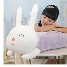 Чучело 70 см милый лежа пудинг кролик плюшевые игрушки куклы сна подушка-обнимашка подушку оригинальность кукла подарок w3214