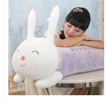 

stuffed animal 70 cm cute lying pudding rabbit plush toy doll sleep pillow boyfriend's pillow Originality doll gift w3214