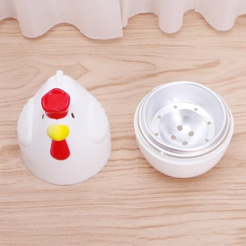 

Kitchen Chicken Shape Microwave Egg Steamer Boiler Kitchen Egg Cooking Tool
