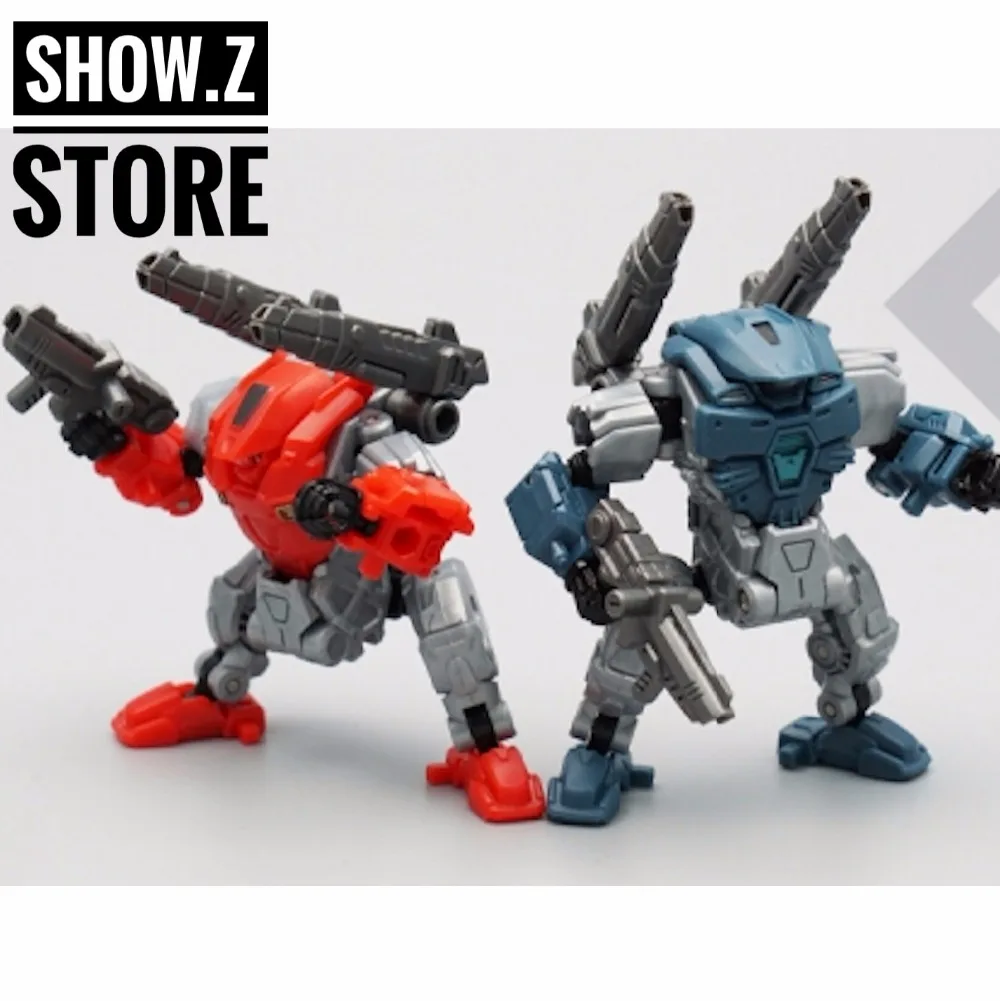 

[Show.Z Store] MechFansToys Lost Planet Powered-suit DA02 Red & DA03 Blue Transformation Action Figure